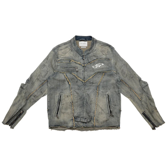 FIRST ROW MOTOR RACING DENIM JACKET