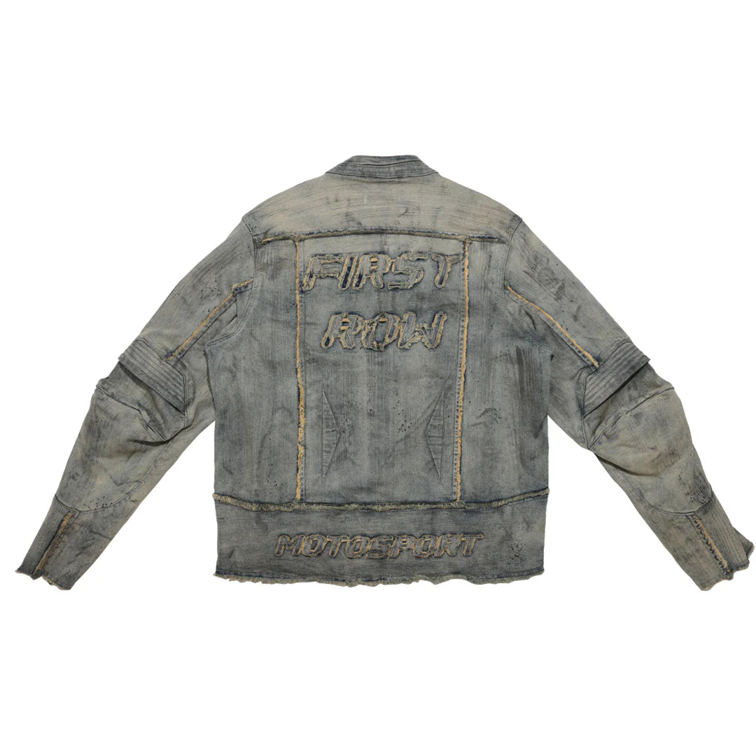 FIRST ROW MOTOR RACING DENIM JACKET