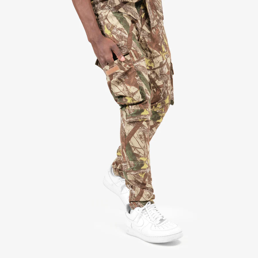 COPPER RIVET HUNTER CAMO CARGOS SKINNY FIT PANTS