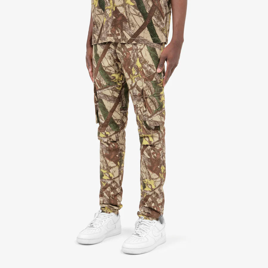 COPPER RIVET HUNTER CAMO CARGOS SKINNY FIT PANTS