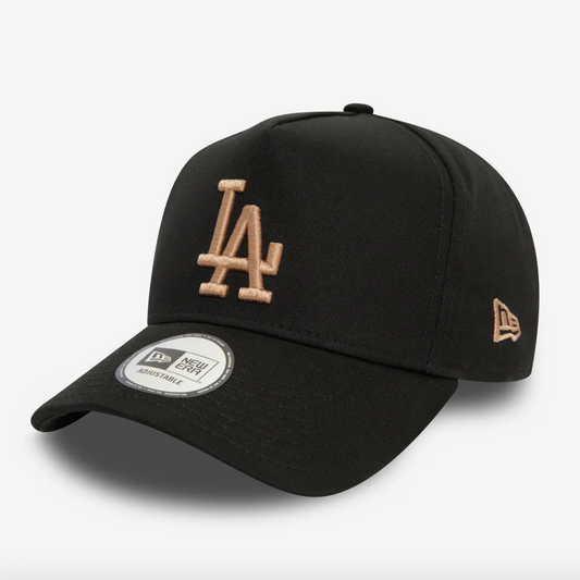 LA DODGERS LEAGUE ESSENTIAL BLACK 9FORTY E-FRAME ADJUSTABLE CAP