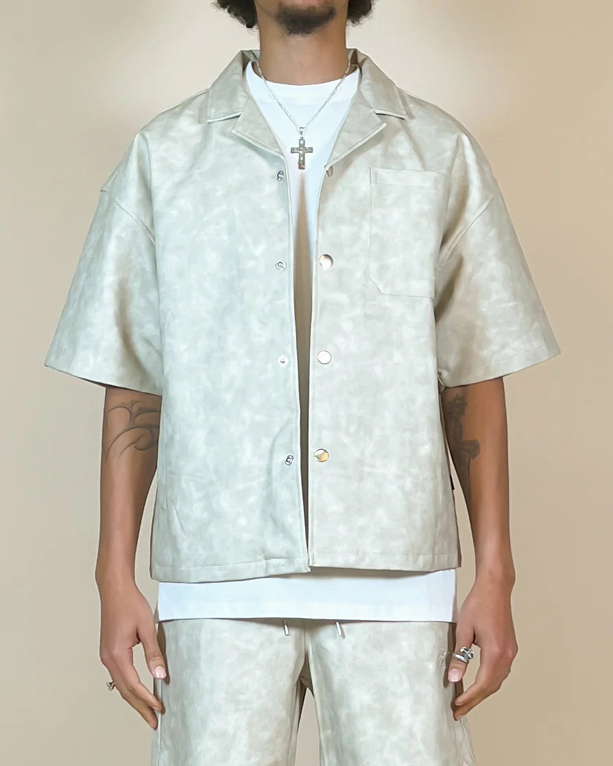 EPTM Camisa Luxe Hombre con Bolsillos