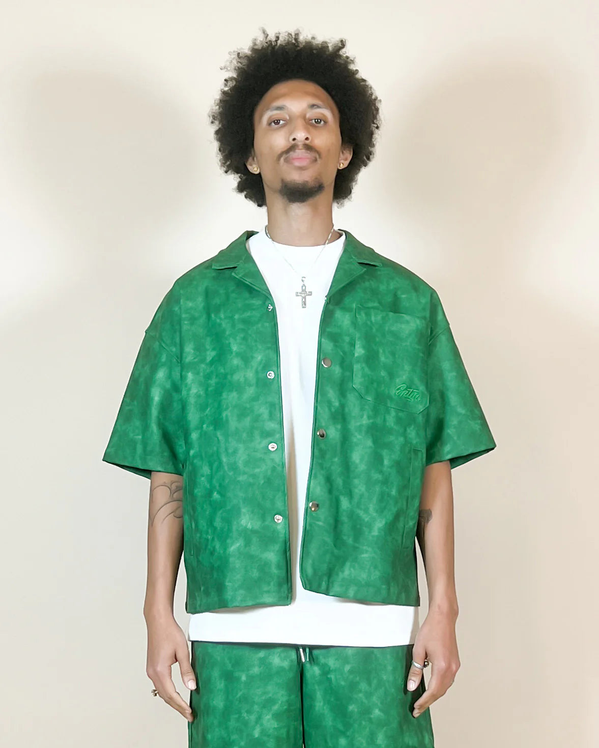 EPTM Camisa Luxe Hombre con Bolsillos